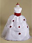  Ball Gown Scoop Floor-length Organza Over Satin Flower Girl Dress
