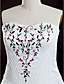  A-line Sweetheart Court Train Embroidery Organza Plus Size Wedding Dress