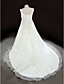  MARIE LOUISE - kjole til brudekjoler i organza (Plus Size)