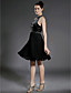  ALVITA - kjole til cocktail i chiffon og satin