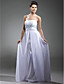  Sheath/ Column Strapless Floor-length Chiffon Evening Dress