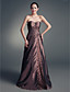  A-line Sweetheart Floor-length Taffeta Satin Mother of the Bride Dress With A Wrap
