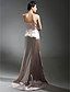  Satin Trumpet/ Mermaid Strapless Court Train Wedding Dress inspired by Wilhelmina Slater in Ugly Betty (WSM0375)