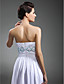  Sheath/ Column Strapless Floor-length Chiffon Evening Dress