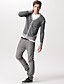  colorblock homme bouton de fermeture de v-cou en cachemire cardigan