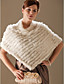  aito kani turkis / kettu fringed turkista poncho / huivi