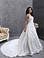  A-line Halter Chapel Train Taffeta Wedding Dress