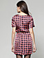  TS Swallow Grid Sheath Dress