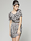  TS Swallow Grid Sheath Dress