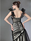  Tulle Charmeuse Trumpet/ Column Scoop Evening Dress inspired by Andrea Osvart