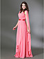  Chiffon Sheath/Column V-neck Floor-length Evening Dress inspired by Rebecca Hall Violante Placido