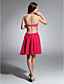  JURGITA - Robe de Cocktail Mousseline Satin