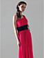  Sheath/Column One Shoulder Floor-length Chiffon/Mading Bridesmaid/Wedding Party Dress