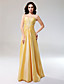  A-line Strapless Floor-length Satin Taffeta Prom/Evening Dress