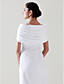 Satin With Rhinestone Clasp Speical Occasion/Wedding Shawl