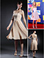  Chiffon A-line Sweetheart Knee-length Cocktail Dress inspired by Taylor Swift