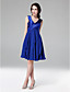  Chiffon A-line V-neck Short/ Mini Cocktail Dress inspired by Nina Dobrev
