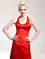  Satin A-line Scoop Floor-length Evening Dress inspired by Jennifer Lawrence at the 83rd Oscar