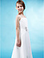  A-line Spaghetti Straps Floor-length Beaded Chiffon Junior Bridesmaid Dress