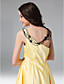 Dianna Agron A-line Off-the-shoulder Knee-length Satin Cocktail Dress