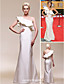  Taffeta Trumpet/Mermaid One Shoulder Floor-length Evening Dress inspired by Renee Bargh