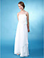  A-line Princess Spaghetti Straps Floor-length Chiffon Junior Bridesmaid Dress