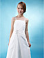  A-line Spaghetti Straps Floor-length Beaded Chiffon Junior Bridesmaid Dress