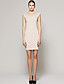  ts nudo piazza scollatura bodycon vestito