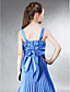  Sheath/ Column Straps Floor-length Elastic Silk-like Satin Junior Bridesmaid Dress