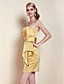  Satin Sheath/ Column Strapless Short/ Mini Cocktail Dress inspired by Anne Hathaway