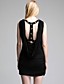  ts joya vestido adornado vaina cubierto