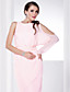  Chiffon Sheath/ Column Floor-length Evening Dress inspired by Ashley Greene at Cannes Film Festival