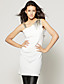  TS Asymmetrical Embellish Shoulder Dress