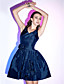  SWANA - Vestido de Cóctel de Tafetán