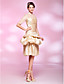  LEANNE - Robe de Cocktail Taffetas