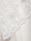  One-Tier-Kathedrale Hochzeit Schleier mit Spitze applique Rand