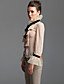  TS Lapel Ruffle Front Blouse Shirt