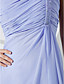  A-line One Shoulder Floor-length Chiffon Evening Dress