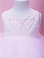  Cute Ball Gown with Button Flower Girl Dress