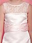  ZAHAVAH - Robe de Jeune Fille d'Honneur Satin Dentelle