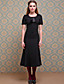  TS VINTAGE Feminine Fishtail Over-Knee Dress