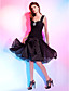  JAZMIN - kjole til cocktail i chiffon og satin
