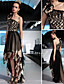  Clearance!A-line One Shoulder Asymmetrical With Flower(s) Evening/ Prom Dress