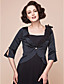  A-line Spaghetti Strap Knee-length Chiffon And Satin Mother Of The Bride Dress