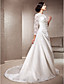  ELMA - Abito da Sposa in Raso e Pizzo
