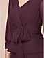  Trumpet/Mermaid V-neck Tea-length Chiffon Mother Of The Bride Dress