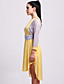  TS Simplicity Two-tone Girdle Long Sleeve Dress