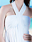  Sheath/Column Halter Neckline Floor-length Chiffon Wedding Dress