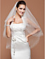  One-tier Tulle Fingertip Veil With Cut Edge (More Colors Available)