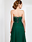  Sheath/Column Sweetheart Floor-length Chiffon Evening Dress